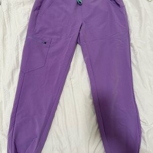 Figs Joggers in Vibrant Purple